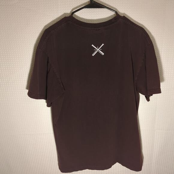 Unhur Unit Hundred XL Brown Burglars Graphic T-Shirt Streetwear Cotton Vintage - Picture 7 of 8
